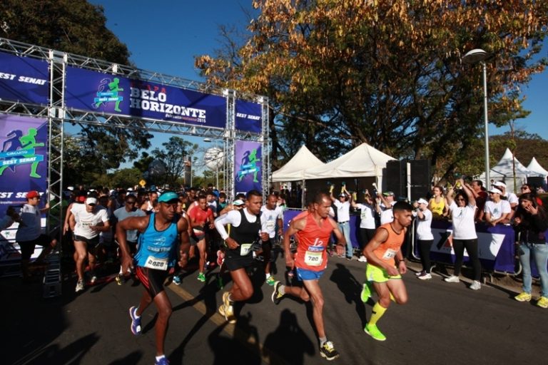 Hoje é o último dia para se inscrever no Circuito Sest Senat de Caminhada e Corrida de Rua de Belo Horizonte