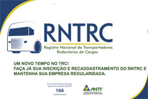 COMUNICADO – RECADASTRAMENTO ANTT