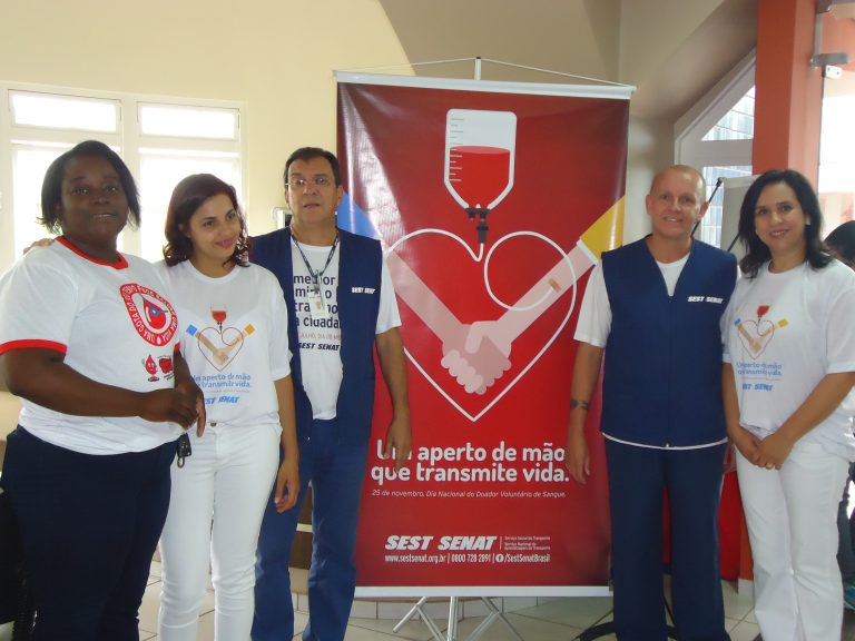 SEST SENAT realiza ações em prol da Doação Voluntária de Sangue