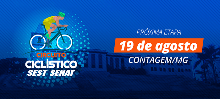 SEST SENAT ABRE INSCRIÇÕES PARA CIRCUITO CICLÍSTICO