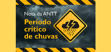ANTT monitora situação das rodovias em período crítico de chuvas