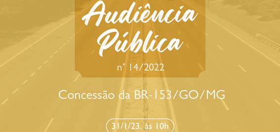 ANTT vai realizar sessão da Audiência Pública sobre Rota Sertaneja na terça-feira (31/1)