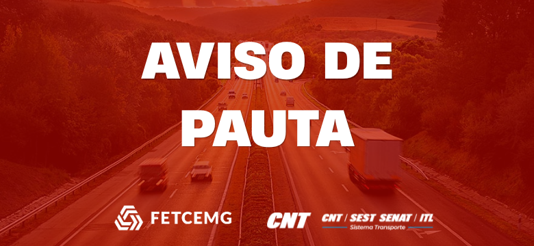 AVISO DE PAUTA – Pesquisa CNT de Rodovias, principal diagnóstico da infraestrutura viária do país, inicia trabalho de campo em 13 capitais com saída em Belo Horizonte