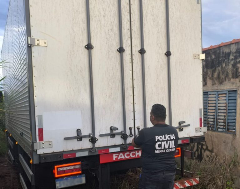 PCMG recupera caminhão furtado do TJMG na zona rural de Campo Florido