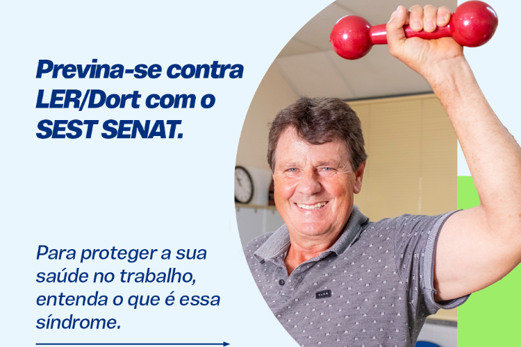 SEST SENAT realizou ação digital para prevenir doenças relacionadas ao trabalho