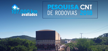 Pesquisa CNT de Rodovias indica que 57% dos trechos apresentam problemas