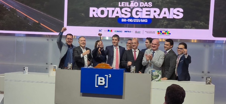 Ecorodovias vence primeiro leilão rodoviário federal de 2026 com 19% de desconto e assume 735 km em Minas Gerais