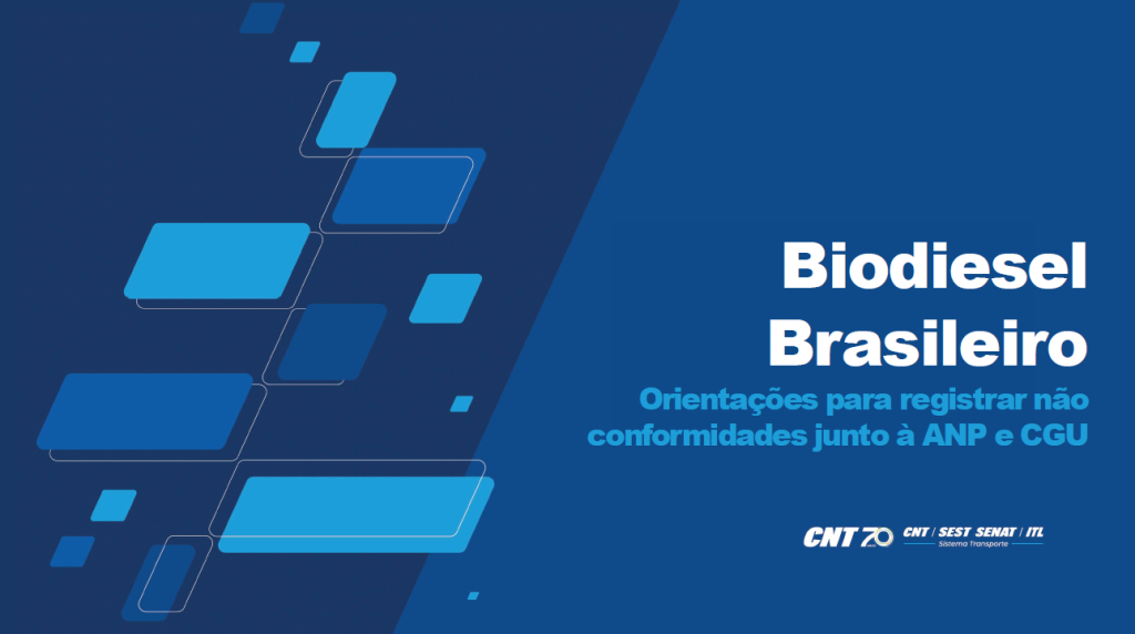 Orientações para registrar não conformidades do biodiesel junto à ANP e CGU