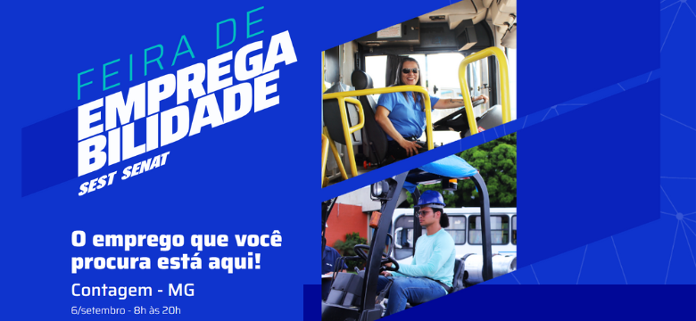 Participe da Feira de Empregabilidade do SEST SENAT