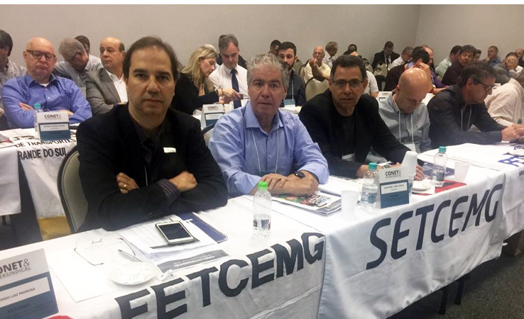 Empresários do transporte mostram força na reunião do Conet