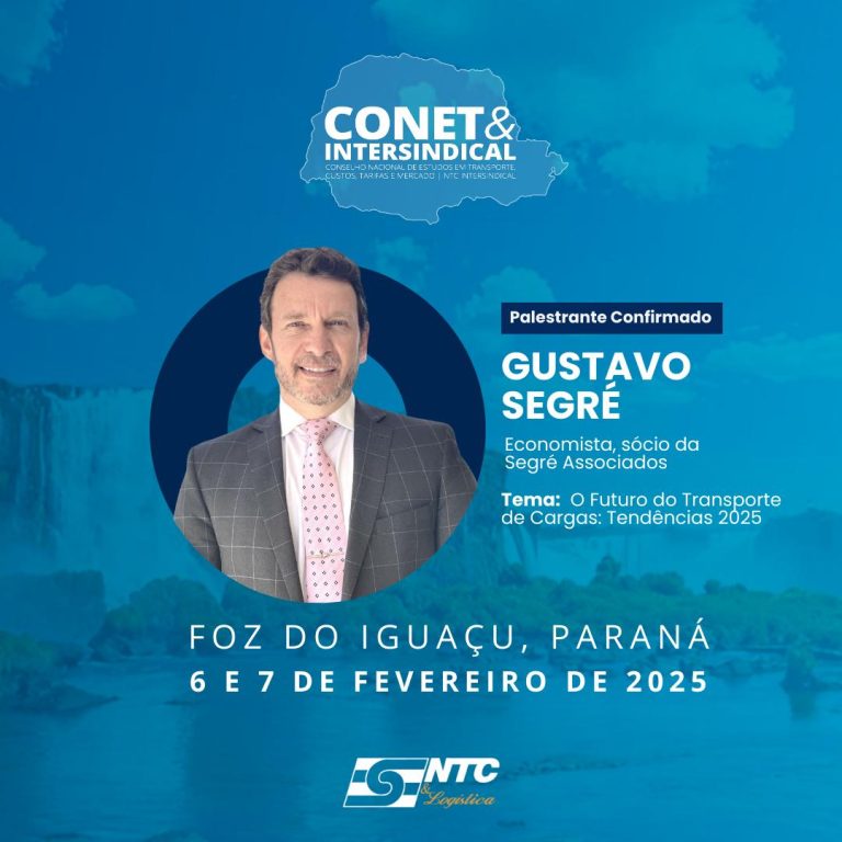 Primeira edição de 2025 do CONET&Intersindical confirma a participação do economista Gustavo Segré para abordar tendências de 2025 no TRC