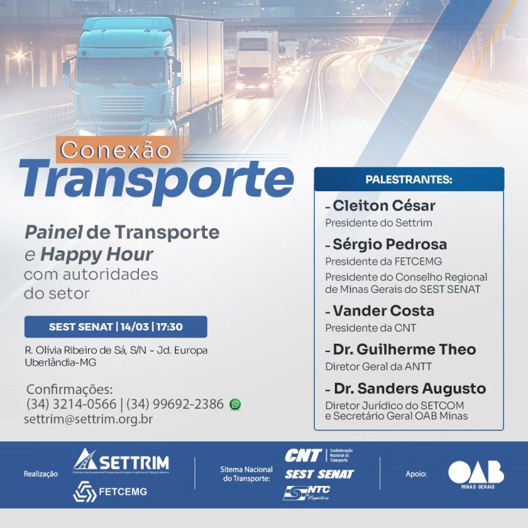 Vem aí o CONEXÃO TRANSPORTE. Participe!