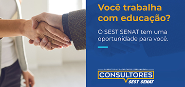 Oportunidade: Sest Senat cadastra educadores para Projeto Consultores