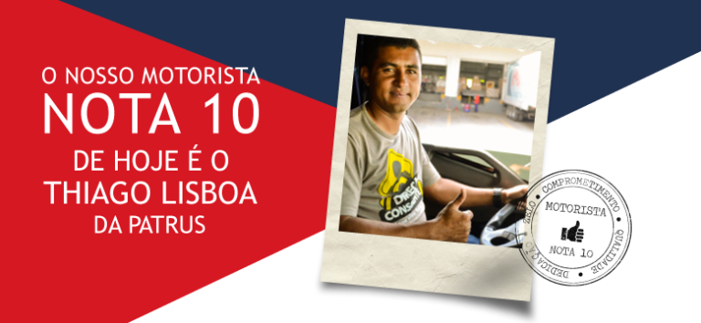 Atualização e organização são as palavras de ordem para o Motorista Nota 10 de hoje