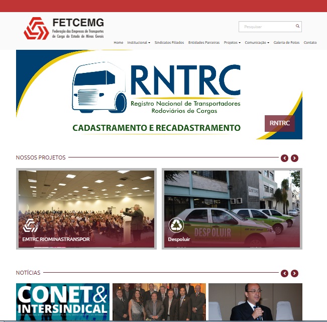 Fetcemg apresenta novo site