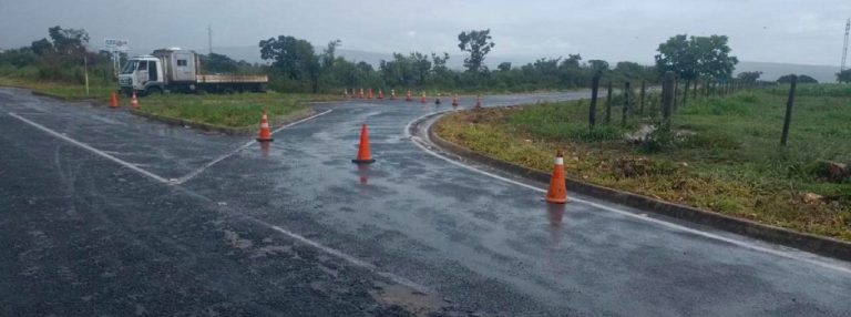 DER-MG já sinalizou trecho da MGC-459, entre Itajubá e divisa de MG/SP, que foi interditado