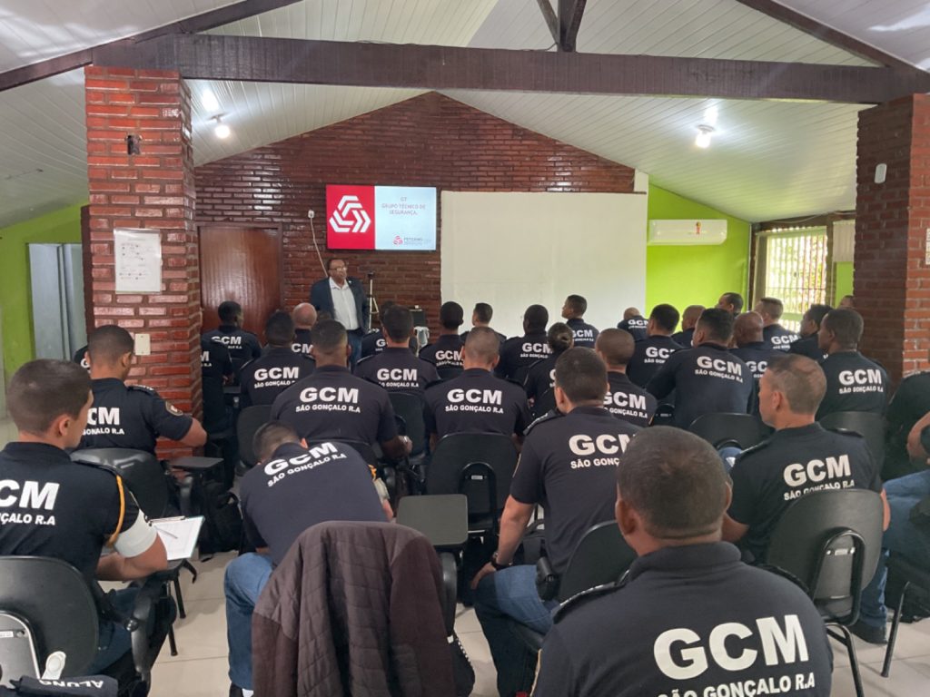 Assessoria de Segurança fala sobre instruções contra o roubo de cargas para Guarda Municipal de São Gonçalo do Rio Abaixo