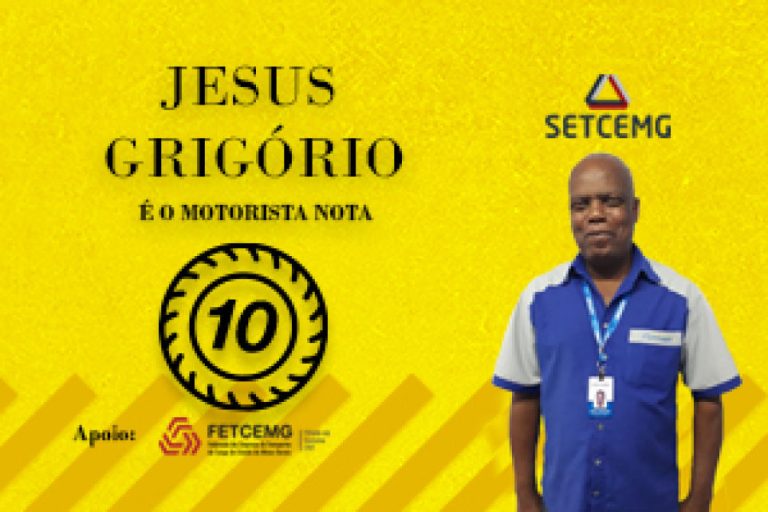 Jesus do Nascimento Grigório, da Fertran, é um “Motorista Nota 10”