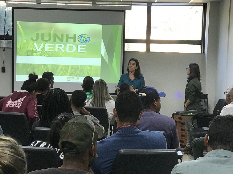 FETCEMG, Sindicatos filiados e DESPOLUIR levam o Junho Verde até as transportadoras