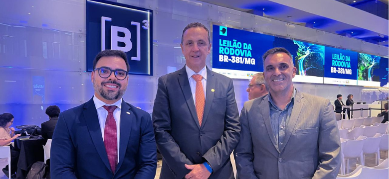 FETCEMG marca presença no leilão da BR-381/MG, do Ministério dos Transportes