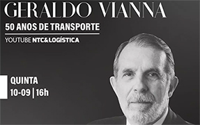Live NTC& Logística 50 anos de atuação de Geraldo Vianna noi TRC