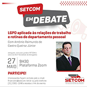 Setcom promove live sobre LGPD