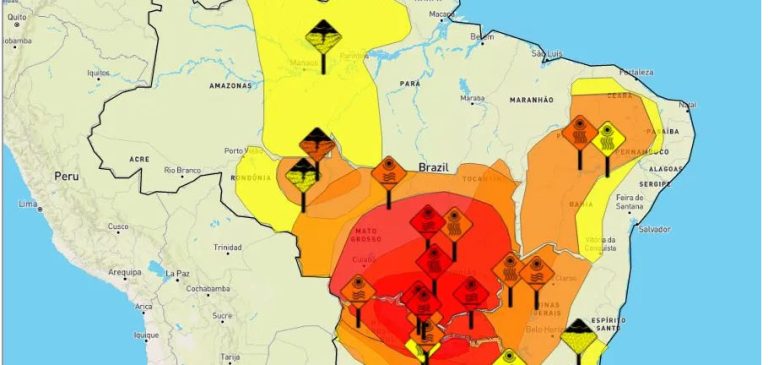 INMET ALERTA PARA RISCOS COM ONDA DA CALOR