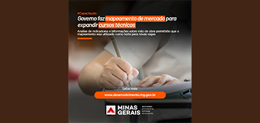 Mapeamento com empresas sobre demanda de mão de obra será usado para expansão de cursos técnicos pelo Governo de Minas