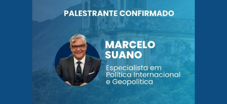 Marcelo Suano analisará o novo cenário geopolítico mundial no CONET&Intersindical 2026, em Ouro Preto (MG)