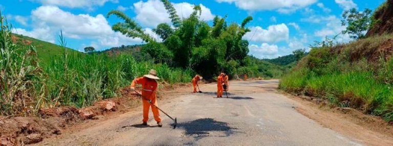 Obras do Provias em dois segmentos da MG-311 vão beneficiar 12 mil moradores da região do Vale do Rio Doce
