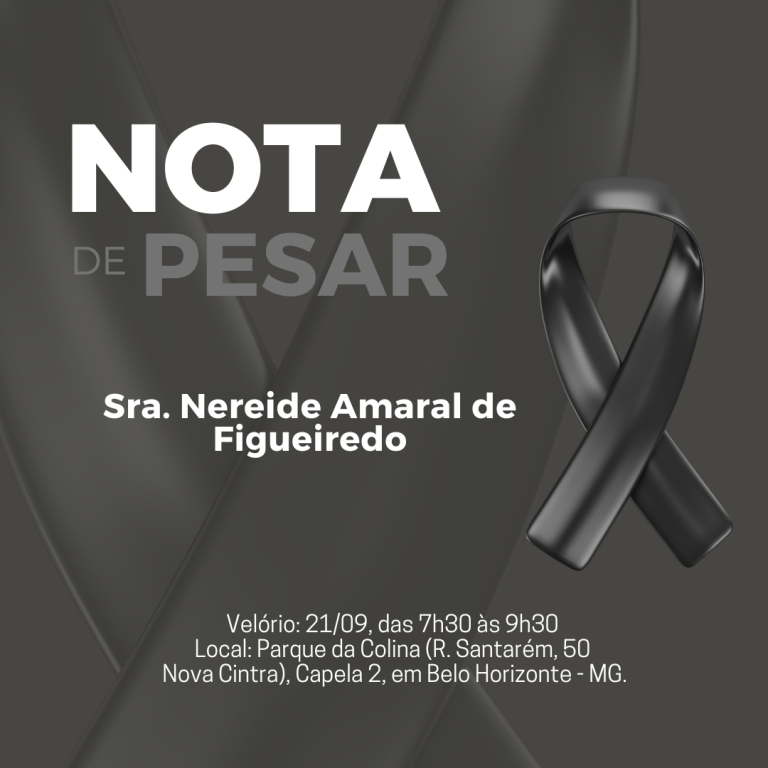 Nota de pesar: Nereide Amaral de Figueiredo