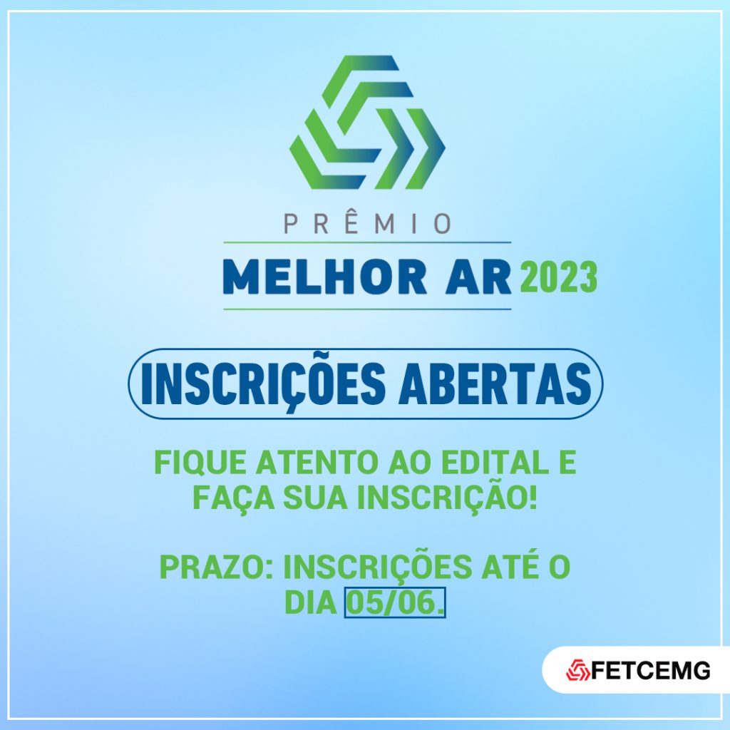 Inscreva a sua empresa no Prêmio Melhor Ar 2023