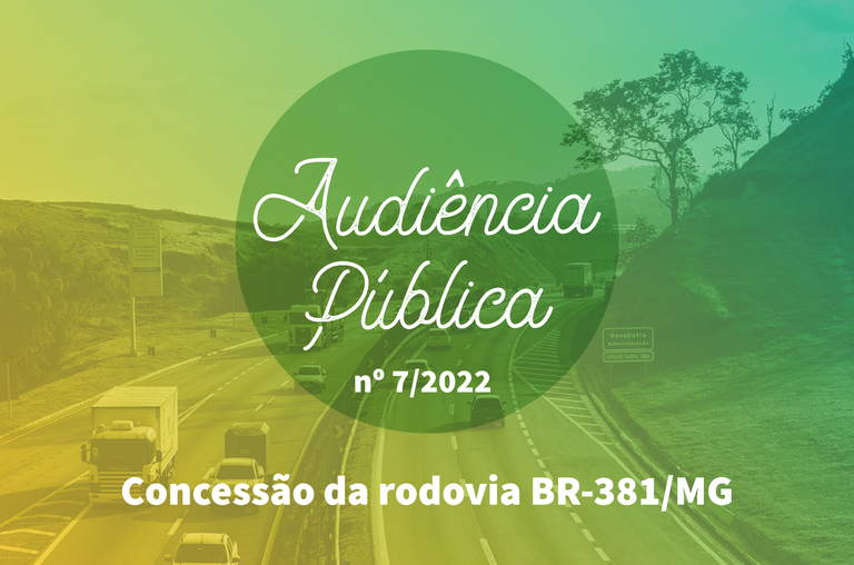 Participe da audiência pública para concessão da BR-381
