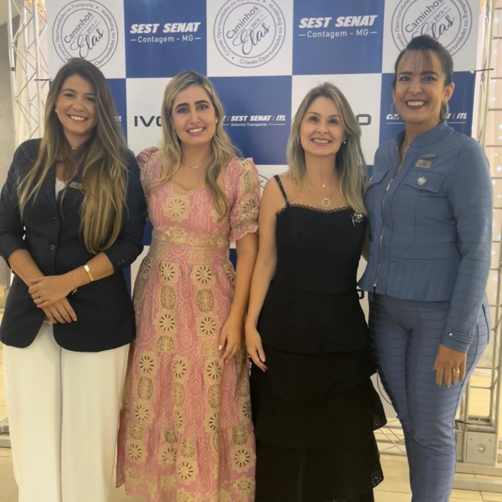 Com participação da FETCEMG, IVECO e SEST SENAT realizaram o primeiro encontro presencial entre transportadores e alunas do programa Caminhos para Elas