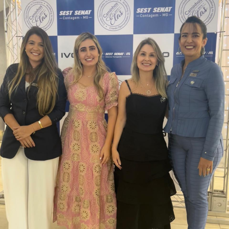 Com participação da FETCEMG, IVECO e SEST SENAT realizaram o primeiro encontro presencial entre transportadores e alunas do programa Caminhos para Elas