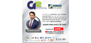 Setcjf debate “Minas Consciente” em Live, amanhã (1/07)