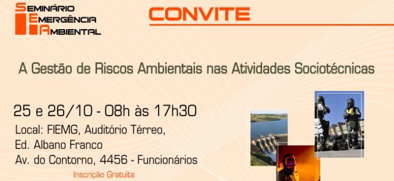 Seminário aborda gestão de riscos ambientais