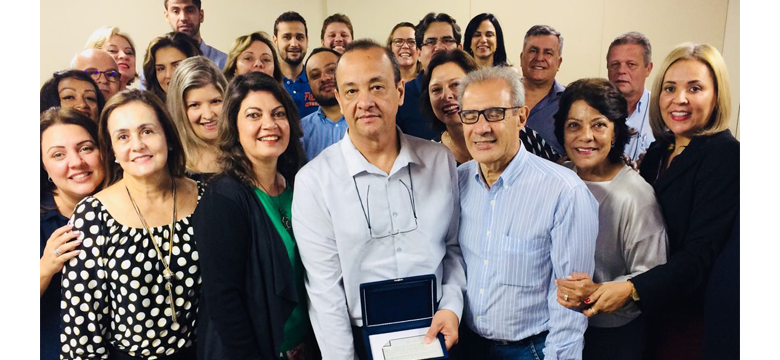 Vander Costa foi homenageado pelo Sest Senat de Minas Gerais