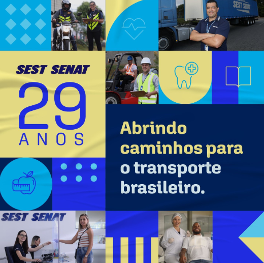 SEST SENAT completa 29 anos de atuação pelo transporte