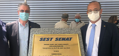 FETCEMG marca presença na inauguração do SEST SENAT de João Monlevade