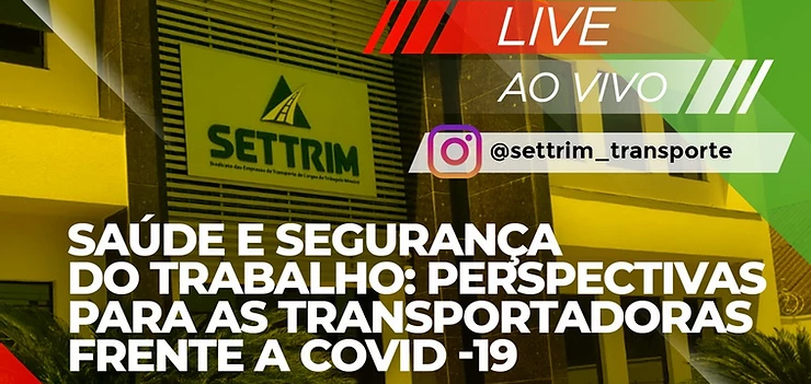 Nesta terça-feira (21), o Settrim discute segurança e saúde do trabalho em live