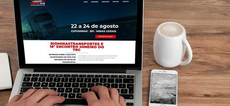 Riominastransportes e 18º EMTRC apresentam hotsite
