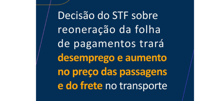 Nota Pública: Suspensão da Desoneração da Folha pelo STF