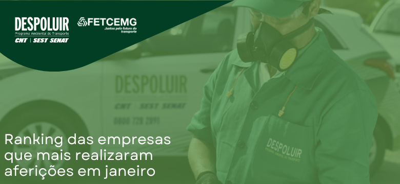 Ranking do Despoluir – janeiro