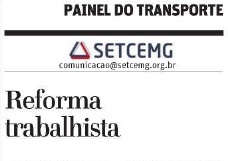 PAINEL DO TRANSPORTE – REFORMA TRABALHISTA