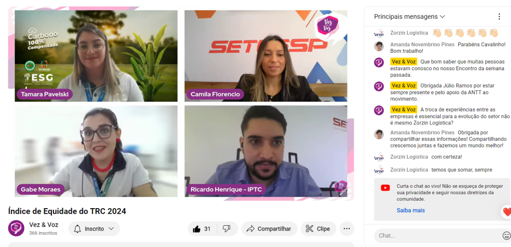 Movimento Vez e Voz apresenta os resultados da pesquisa do Índice de Equidade do TRC 2024