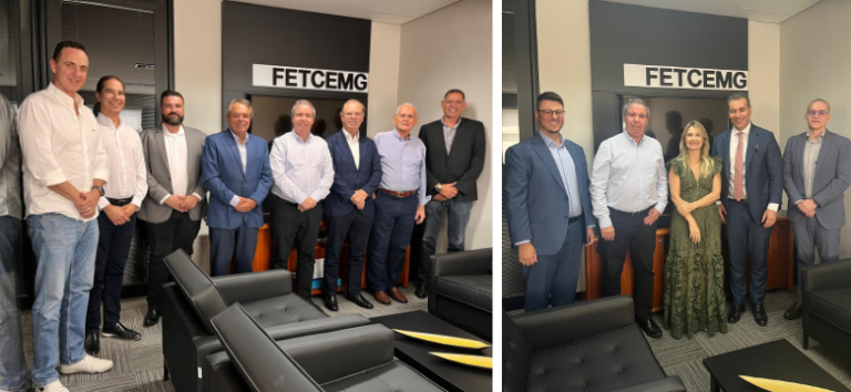 FETCEMG recebe visita de representantes da ACMinas e da OAB-MG