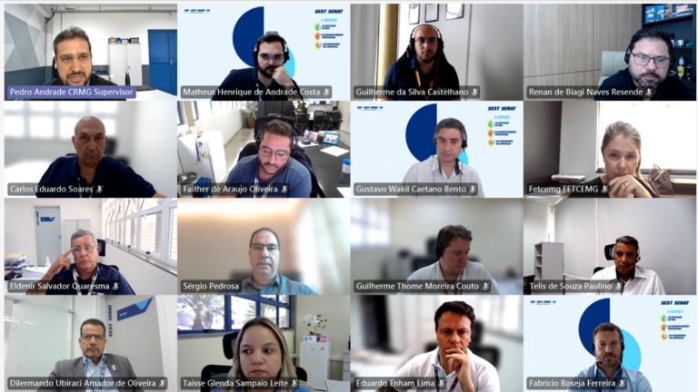 CRMG e FETCEMG realizam reunião mensal online com o presidente do conselho e os diretores das unidades do estado