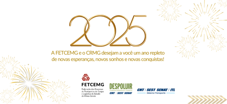 A FETCEMG e o CRMG desejam a todos um feliz 2025