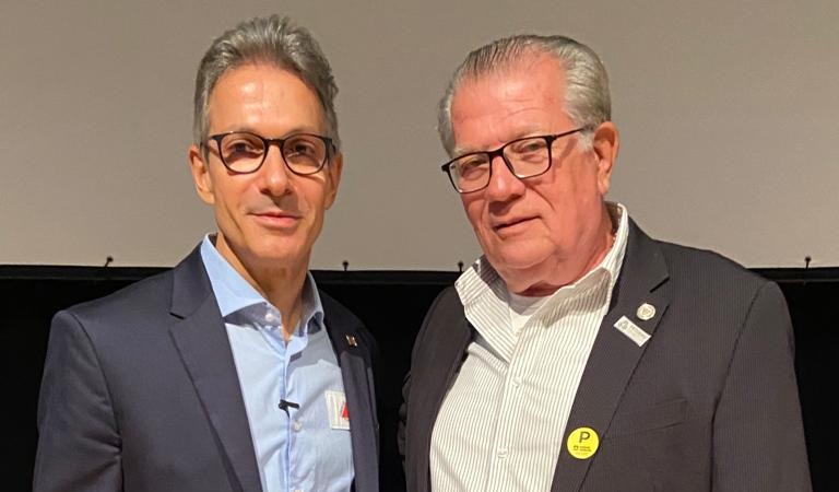 José Herculano, diretor da FETCEMG, representa a federação em evento com o governador em Juiz de Fora